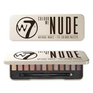W7 Color Me Nude Eyeshadow Palette - 12 Must Have Natural Pink Colors